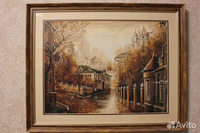 Булгаковская осень. Вышивка крестом