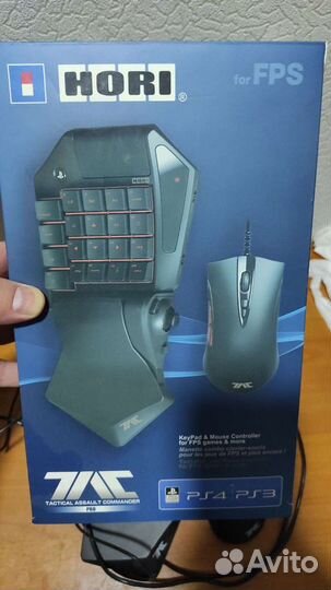 Игровая клавиатура и мышь sony PS