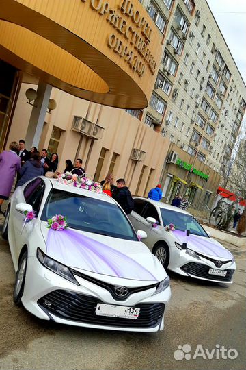 Украшения для свадебных авто Кольца букеты фатин