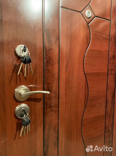 Дверь входная металлическая, с новостройки
