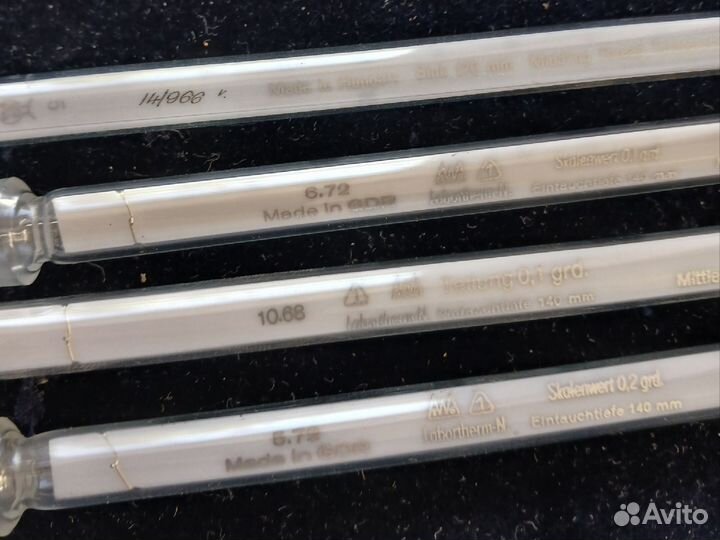 Термометры лабораторные разные