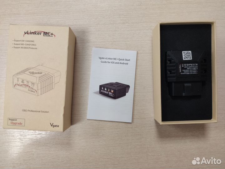 Адаптер диагностический elm327 vLinker MC+