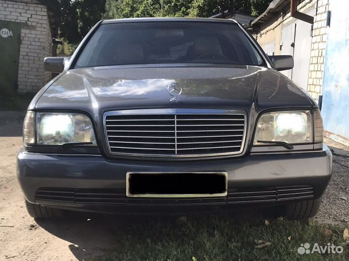 Передний бампер дорестайлинг Мерседес 140 w140