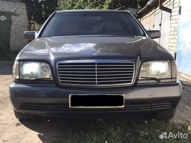 Передний бампер дорестайлинг Мерседес 140 w140