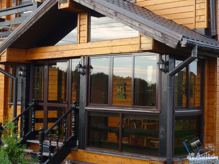 Остекление домов под ключ