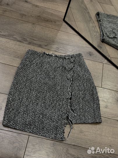 Юбка из твида