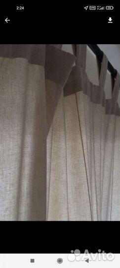 Шторы Лен IKEA новый