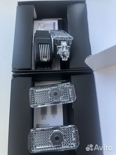 Оригинальная Led-проекция (подсветка) дверей Audi