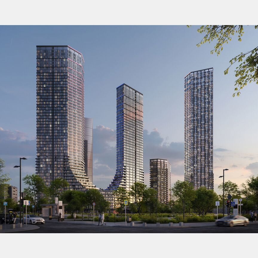 1-к. квартира, 41,4 м², 26/46 эт.