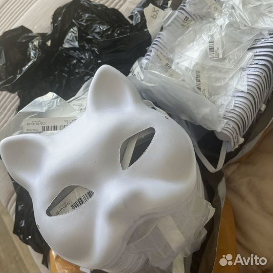 Маска кошки для квадробики мелкий опт