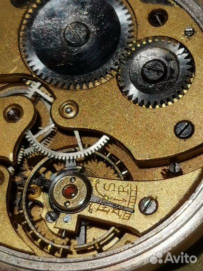 Швейцарские серебряные карманные часы