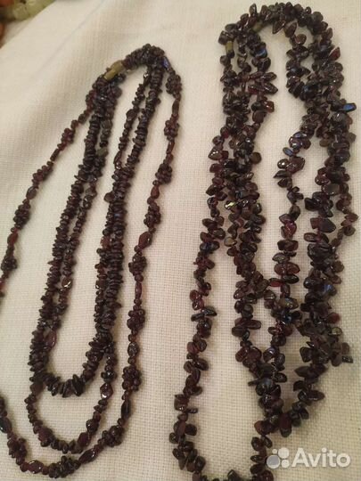Гранатовые бусы