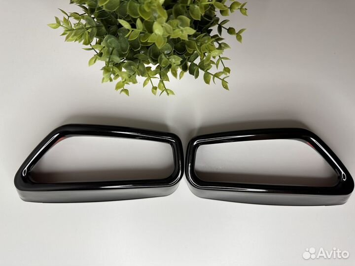 Накладки на глушитель bmw 5 g30