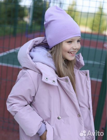 Пальто oversize для девочки