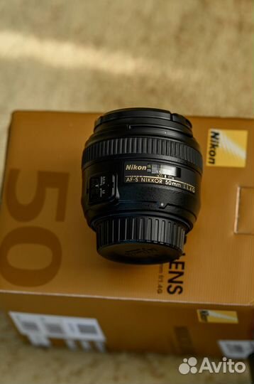 Объектив Nikon 50mm f/1.4G AF-S Nikkor