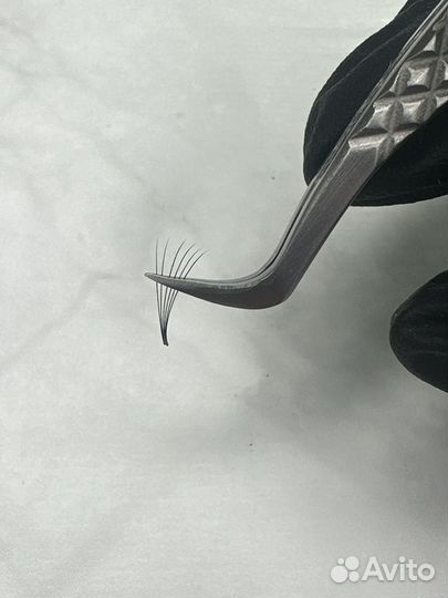 Пинцет для наращивания ресниц ручной заточки