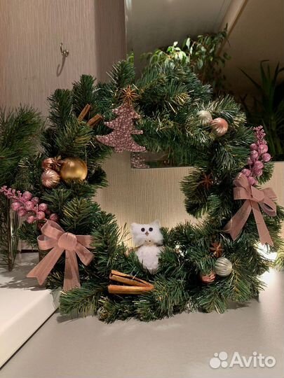 Новогодний рождественский венок