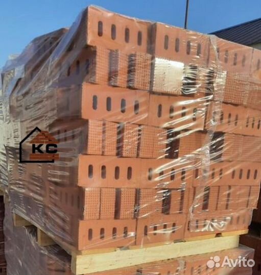 Кирпич керамический одинарный полнотелый