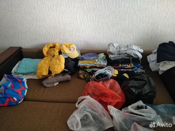 Вещи пакетами на мальчика 92 98 104