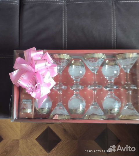 Набор фужеров,18 штук, в подарочной коробке