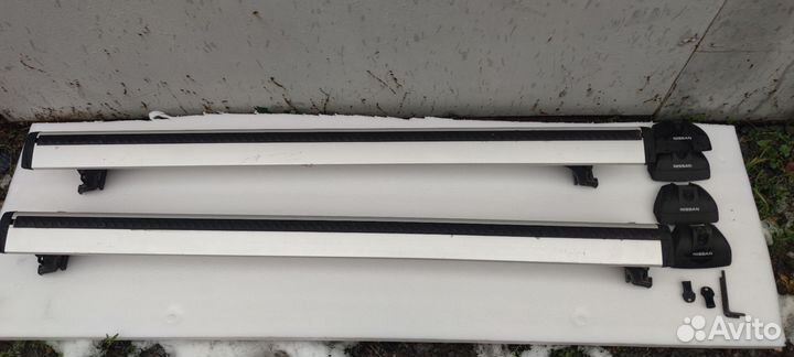 Поперечины на рейлинги nissan x-trail