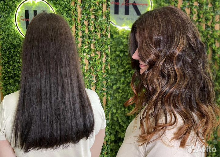 Окрашивание волос модель