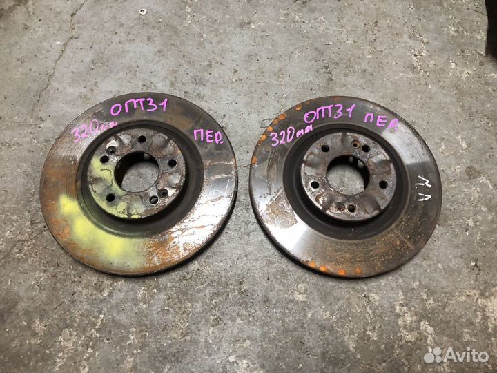 Диск тормозной Kia Optima 3 TF