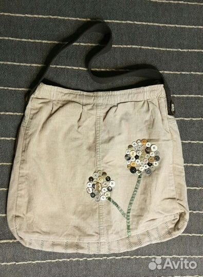 Сумка вельветовая