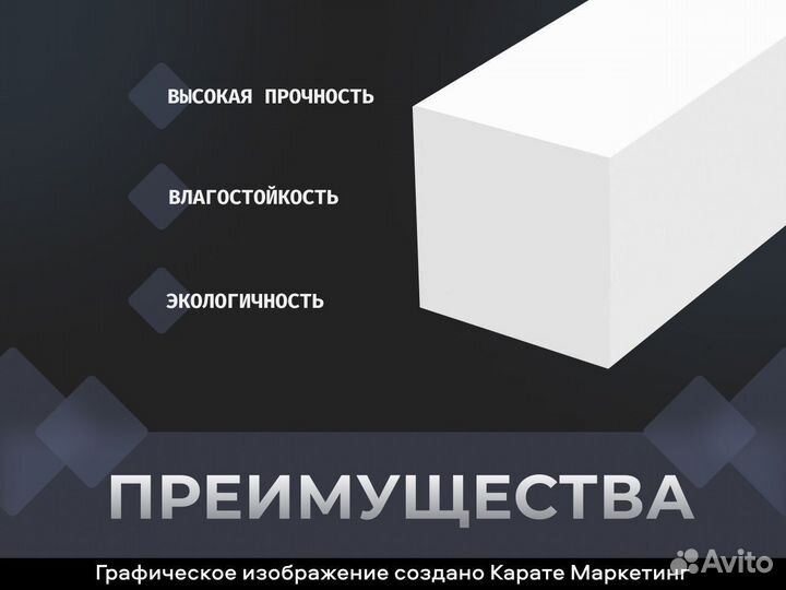 Газоблок инси блок двухпазный