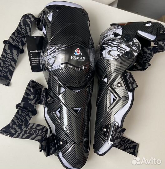 Мото защита коленей шарнирная vemar E-18