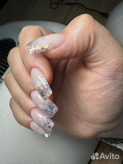 Маникюр наращивание