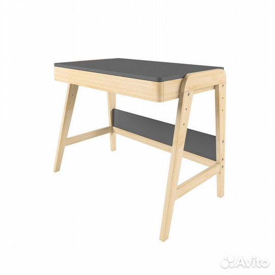 Растущий стол парта Wood из берёзы