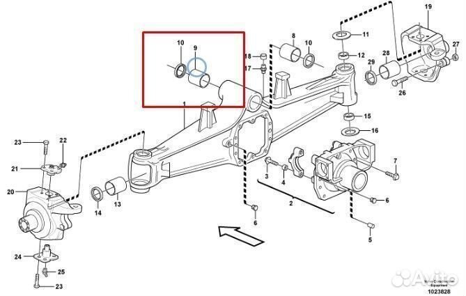 11716618 (VOE11716618) Втулка моста экскаватора