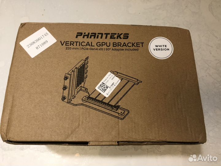 Кронштейн, Шлейф/Райзер PCI 4.0 Phanteks