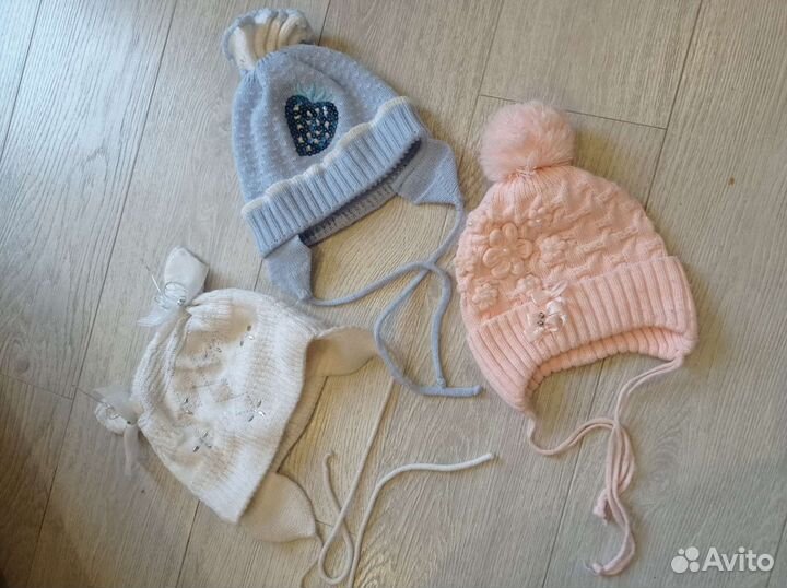 Шапка для девочки 1-5 лет