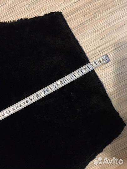 Накидка меховая черная