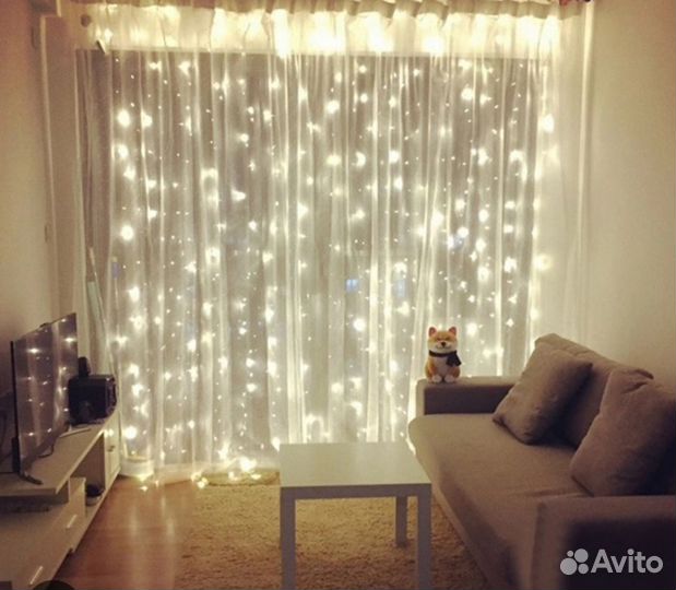 Гирлянда штора