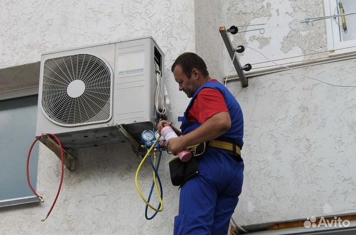 Установка кондиционеров / сплит систем. Монтаж