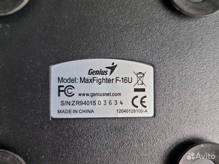Джойстик Genius MaxFighter F-16U
