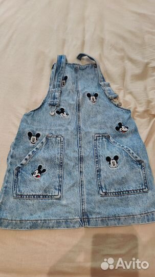 Джинсовый комбинезон для девочки