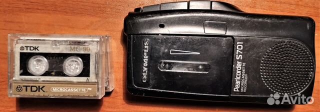 Микрокассетный диктофон olympus pearlcorder s701