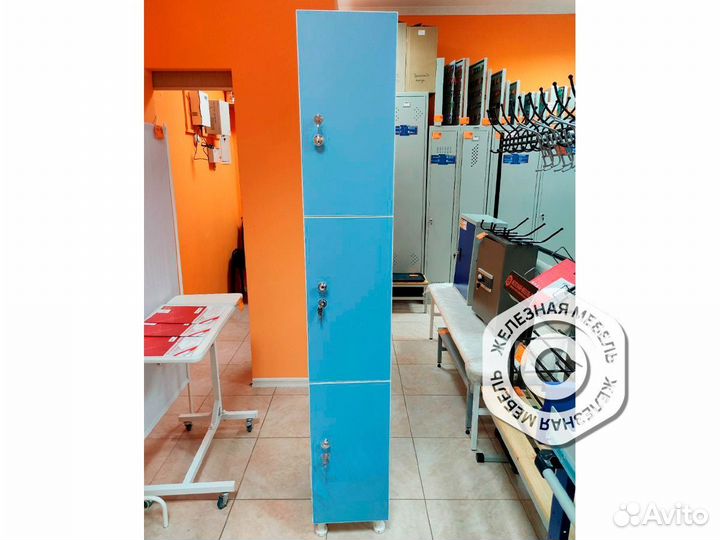 Стильные шкафы для раздевалок WL из дсп