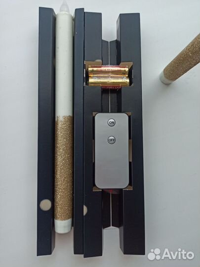 Светодиодные свечи. На пульте управления