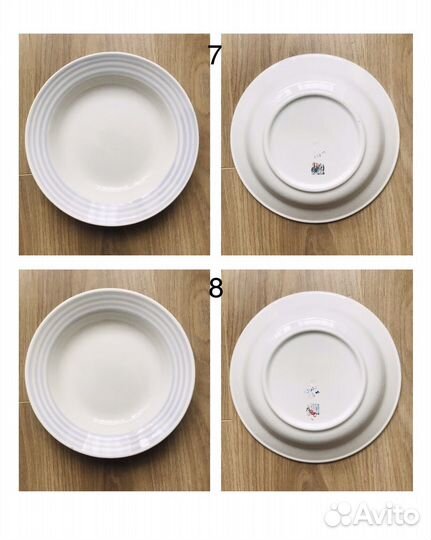 Тарелки большие суповые зик / Конаково СССР