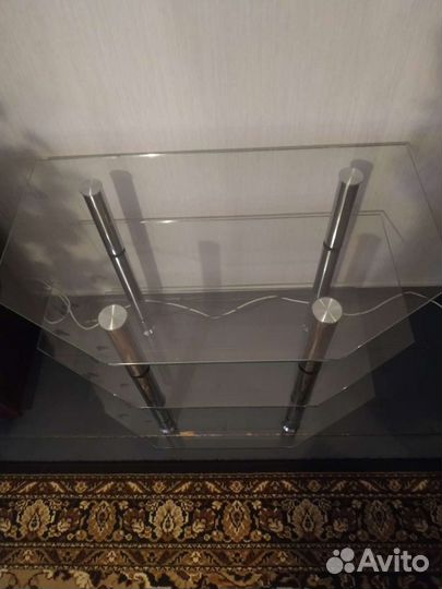 Стеклянная тумба новая