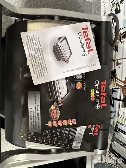 Электрогриль tefal optigrill gc712d34