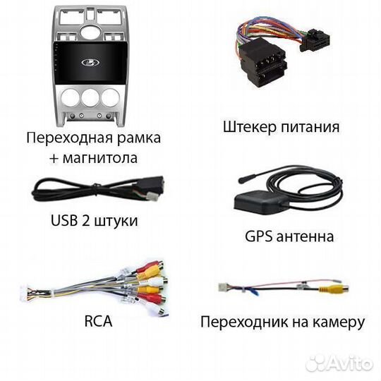 Магнитола LADA Priora 2007-2013 4/64 Android