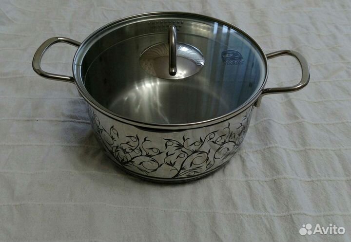 Кастрюля с крышкой Dariis 2,5л новая в коробке