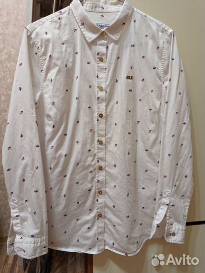 Рубашка U.S. Pollo assn хлопок 42 р