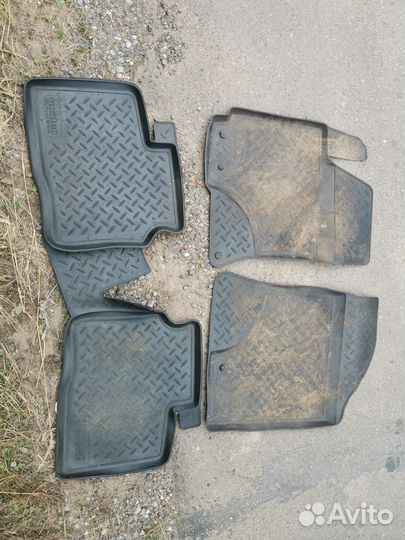 Kia cerato 2, коврики салон+багажник